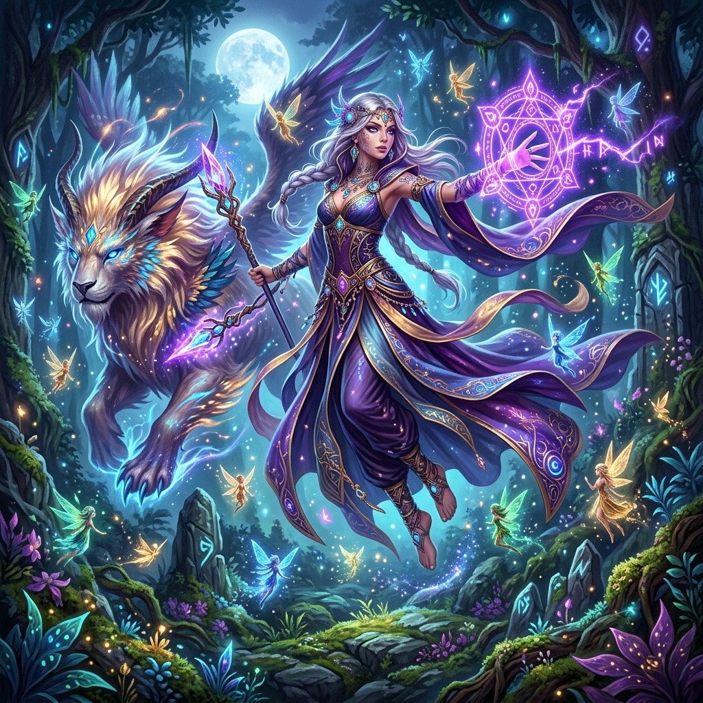 Enchantress Class Illustration
