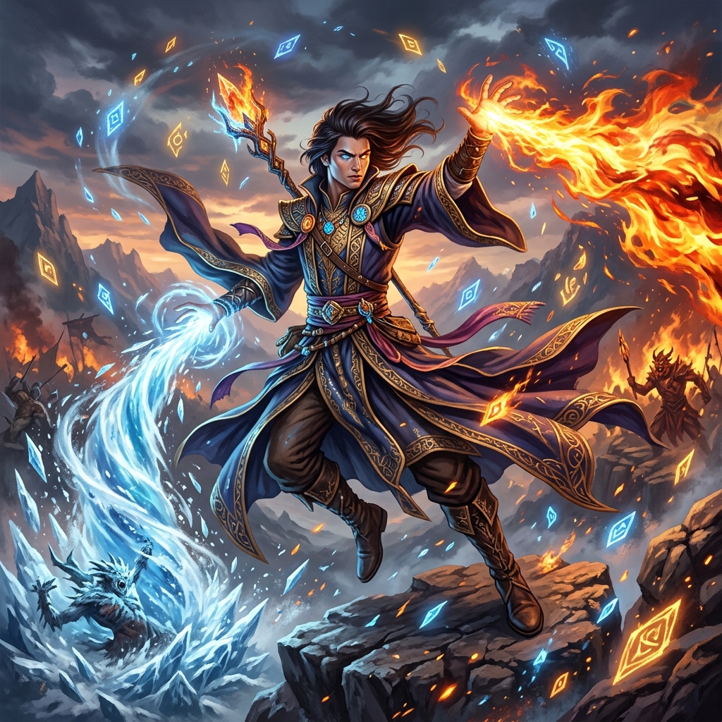 Mage Class Illustration
