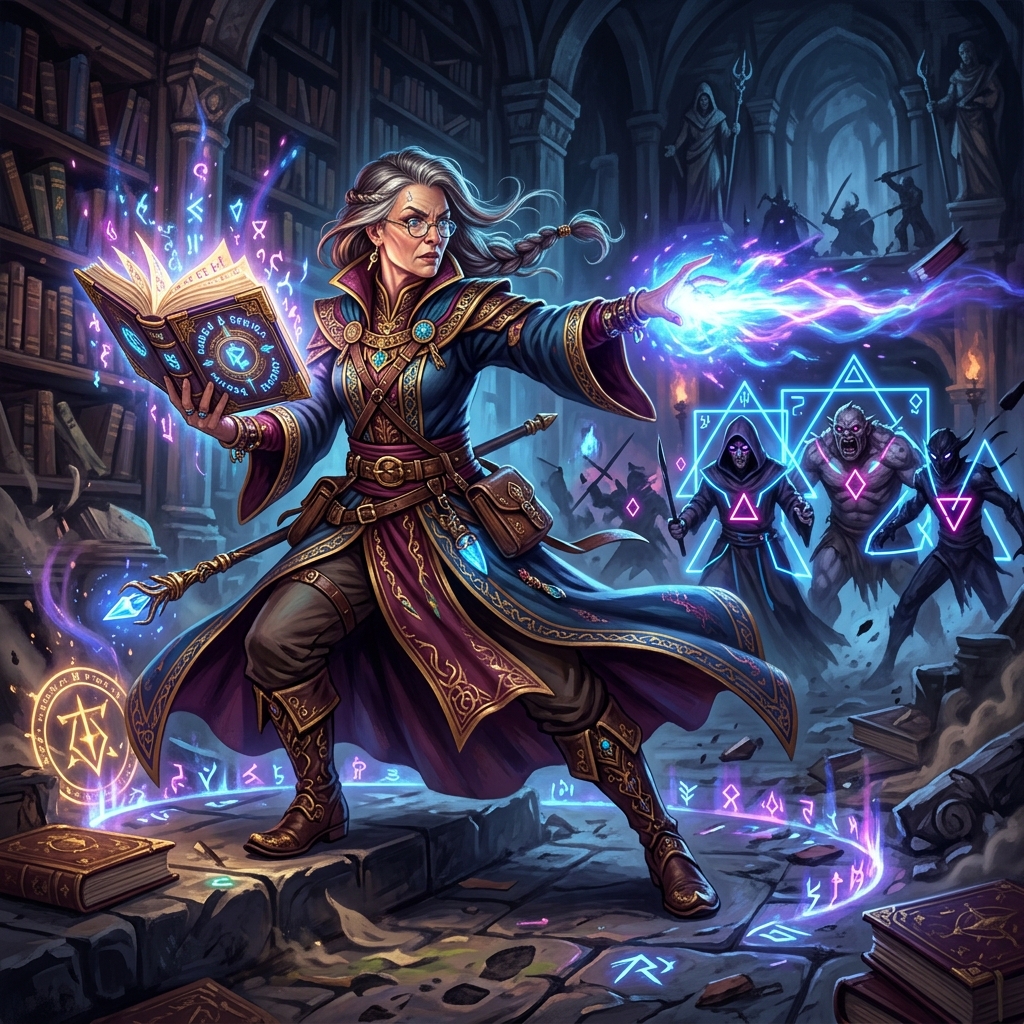 Scholar Class Illustration