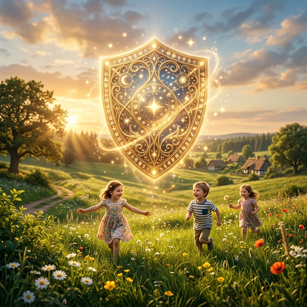 Magical Golden Shield